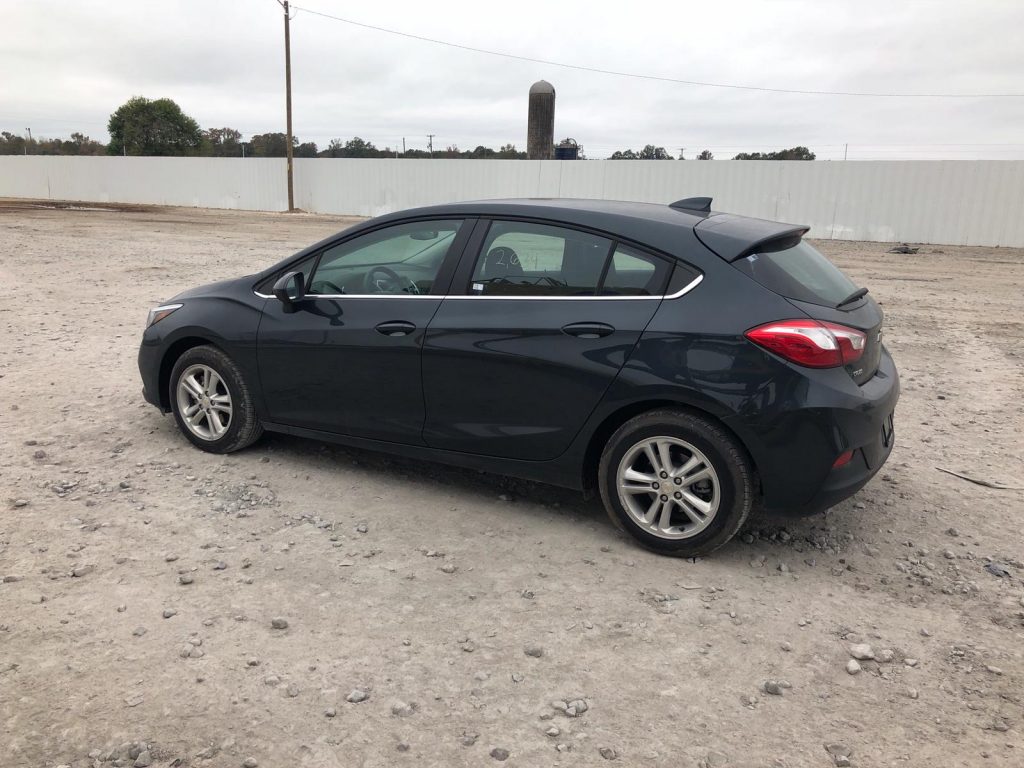 a side view of our new 2017 Salvage Chevrolet Cruze