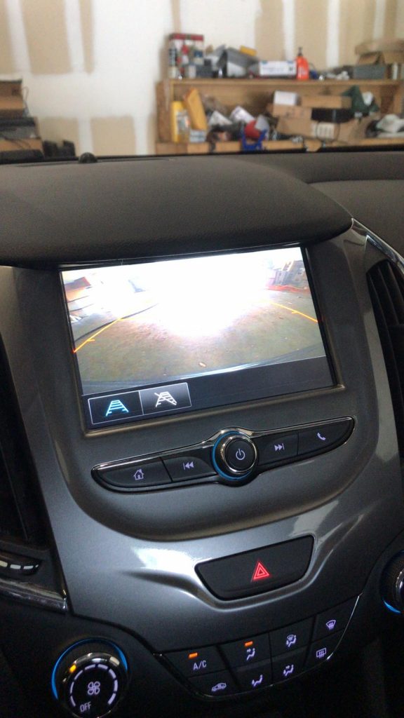 a look at the inside of our 2017 salvage Chevrolet Cruze